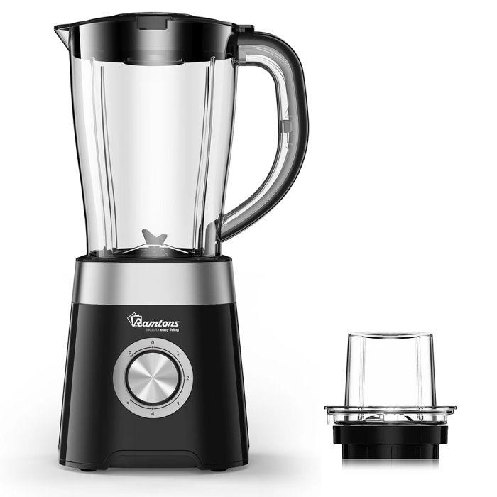 Ramtons RM/673 1.5L Capacity Blender + Mill –  5 Speed Settings, Stainless Steel Blades, Multi-Functional, Home & Kitchen Use