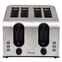 Ramtons RM/678 4-Slice Pop-Up Toaster – Stainless Steel, Fast Heating, Adjustable Browning, Extra-Wide Slots, Easy to Clean, Home & Kitchen Use