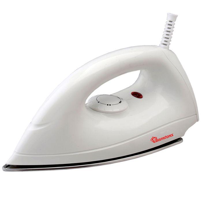 RAMTONS RM/305 1000W Dry Iron – Non-Stick Soleplate, Fast Heating, Lightweight & Ergonomic, Home Use