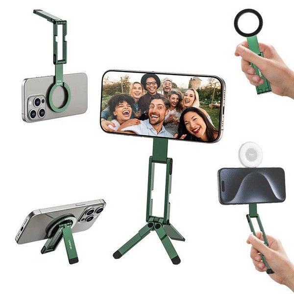 [MA60-ES-CA] Ulanzi MA60 Foldable Magnetic Phone Tripod – Compact and portable tripod that provides stable phone support for hands-free shooting and content creation