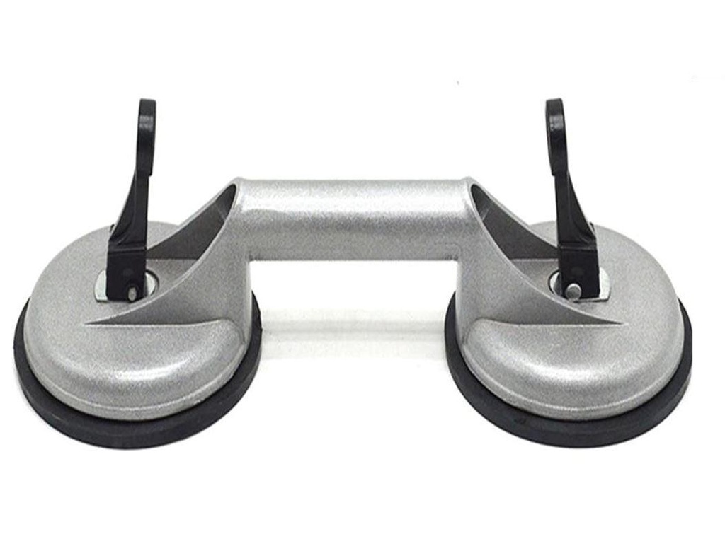 Tianqin TQ39011 Suction Cups – 123mm Aluminum Alloy Double-Claw, Heavy Duty 100kg Glass Lifter, Durable Strong Grip Tool