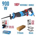 Fixtec FRS90001 900W Reciprocating Saw – Heavy-Duty Electric Demolition & Cutting Tool