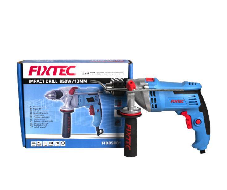 Fixtec FID85001 850W Impact Drill - High-Power Electric Hammer Drill for Concrete & Steel