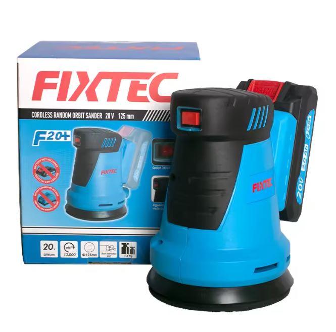 Fixtec FCRS125LX-12 20V Cordless 125mm Random Orbital Sander - Floor & Drywall Sanding Tool