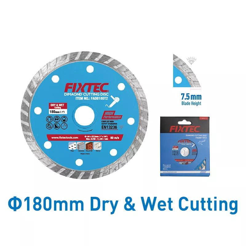 Fixtec FADB180T2 Diamond Cutting Blade – High-Precision Metal & Stone Saw Blade