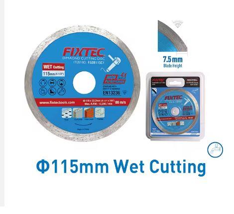 Fixtec FADB115T2 Diamond Cutting Blade – High-Precision Metal & Stone Saw Blade