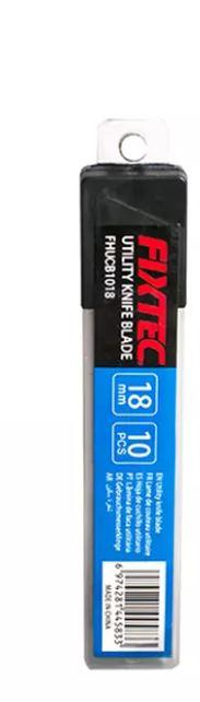 Fixtec FHUCB1009 9×80×0.4mm 60# Steel Utility Knife Blade – Replacement Blade for DIY & Professional Use