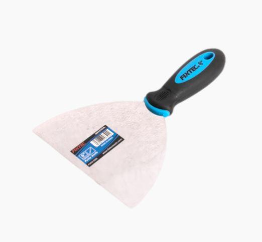 Fixtec FHPK1006 Putty Knife – Stainless Steel Blade, Ergonomic Handle, 2-inch  –  50mm Scraper for Spackle, Paint & DIY Projects