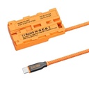 ZGCINE USB-C PD to NPF Dummy Battery Cable – Provides continuous power supply for cameras and devices using USB-C PD sources for reliable operation