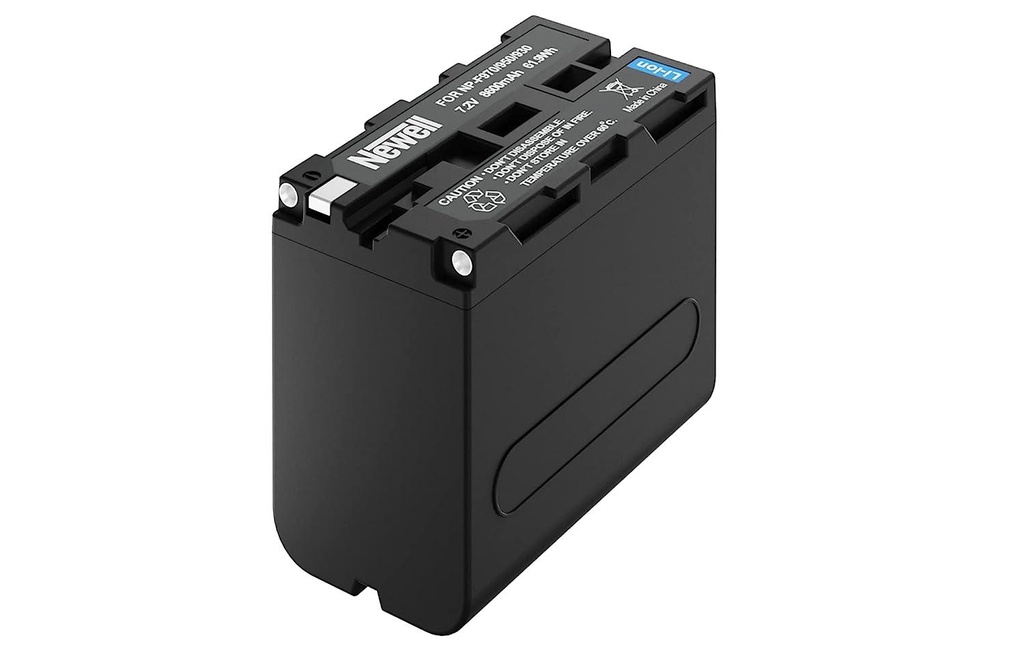 [NP-F970-ES-CA] Newell NP-F970 LCD battery – Provides reliable long-lasting power with clear charge status display for cameras and compatible devices