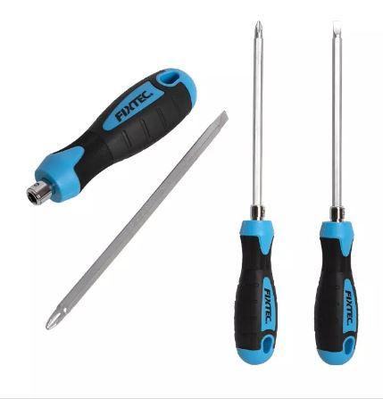 Fixtec FHSD0201 2-in-1 Screwdriver Set – Magnetic Precision & Multi-Bit Tool for Home & Professional Use