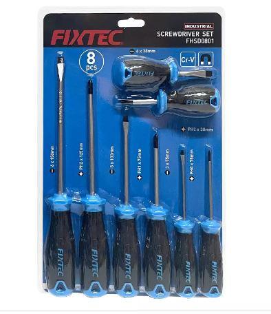 Fixtec FHSD0801 8PCS Screwdriver Set – Precision Hand Tools for DIY, Automotive & Household Use