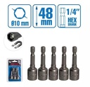 Fixtec FHID10 5PCS Magnetic Nut Socket Set – Heavy-Duty Ratchet Wrench Tool Kit for Car & DIY