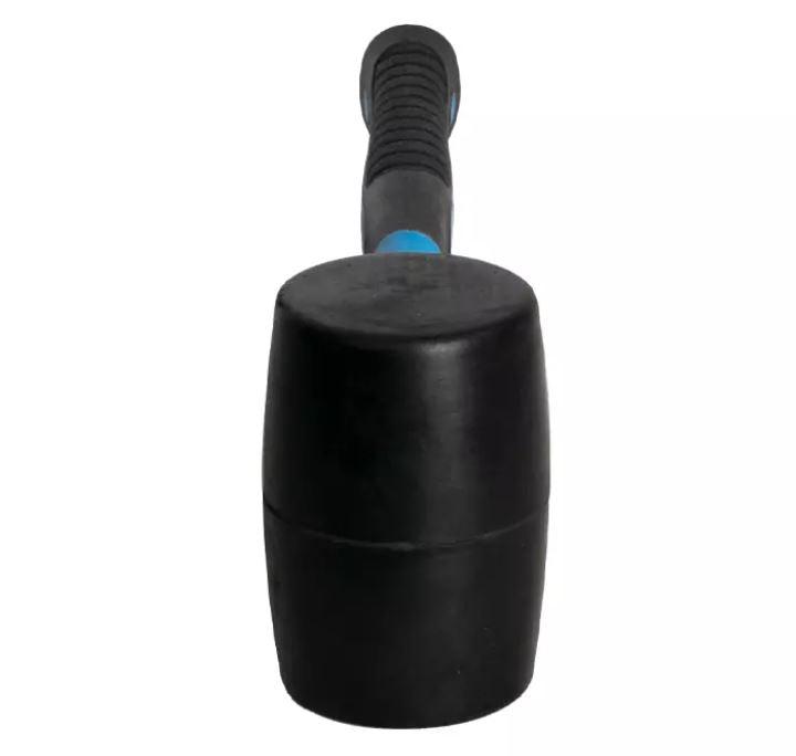 FIXTEC FHRH90024 16oz Rubber Hammer – Durable Non-Marring Tool for Woodworking & DIY