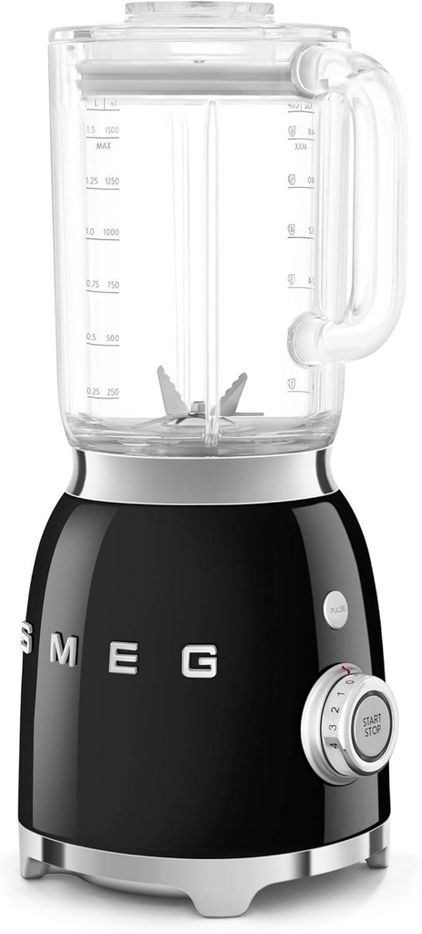 SMEG BLF03BLUK 1.5L Blender 4-Speed 800W – Powerful Multi-Speed Blender for Smoothies & Food Prep
