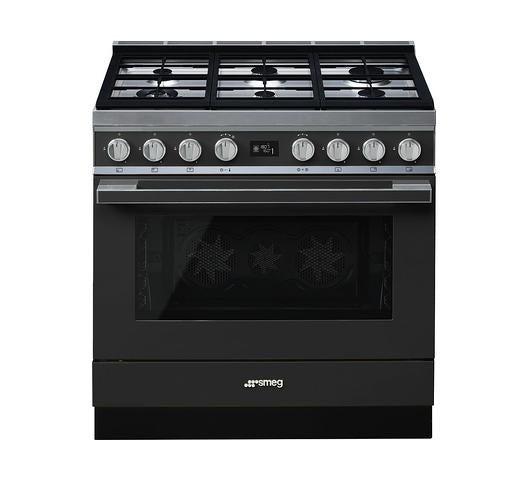 SMEG CPF9GPAN 6-Gas + Electric Oven Cooker with HOB – Durable Multi-Function Kitchen Cooker