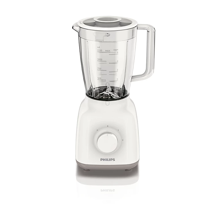 Philips HR2100/00 2-in-1 Blender 450W, 1L with Stainless Steel Blades – Powerful and Durable Blender