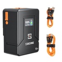ZGCINE ZG-V99 V-mount Battery 99WH 6800mAh Pocket Size with PD Fast Charging – Compact portable power solution for reliable fast charging of cameras and production equipment