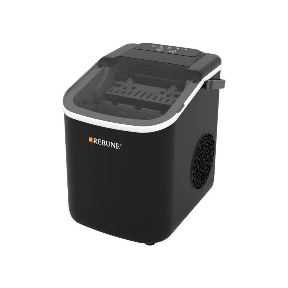 Rebune RE-6-043 Ice Cube Maker with Compressor – Fast Ice Production, Built-In Compressor, Ideal for Home & Business