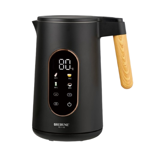Rebune RE-1-132 1.7L Electric Kettle – Fast Boil, Durable Stainless Steel, Energy Efficient