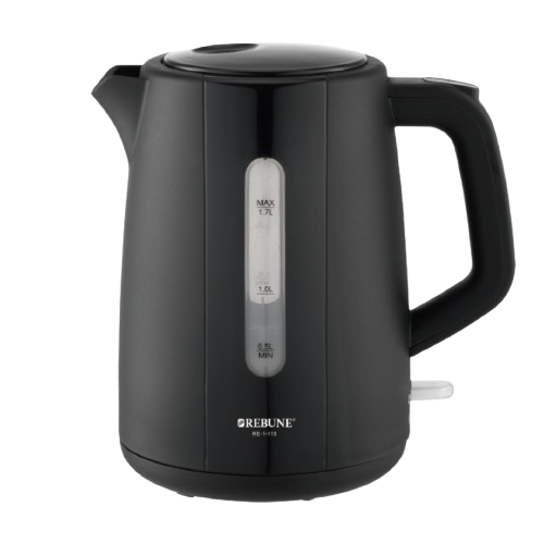 Rebune RE-1-115 Electric Kettle 1.7L – Fast Boil, Durable Stainless Steel, Energy Efficient