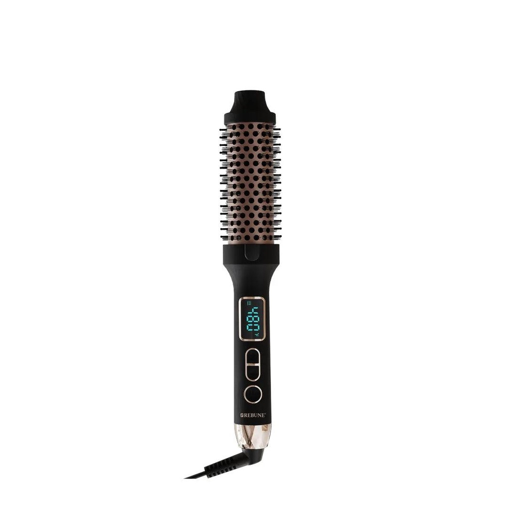 Rebune RE-2153 Infrared Heat Brush – Smooths Hair, Reduces Frizz, Fast Heating