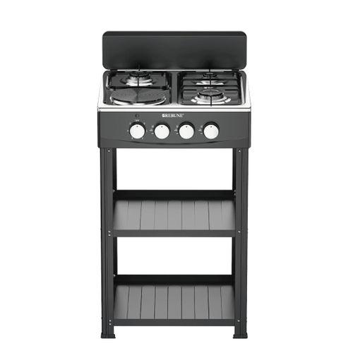 Rebune RE-4-067 Gas Stove – Durable, Fast Heating, Energy Efficient, Stylish Design