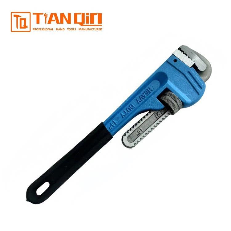Tianqin TQ83005-12  Heavy Duty Pipe Wrench – 12″ Double Eyebrow Design, Industrial Plumbing Tool