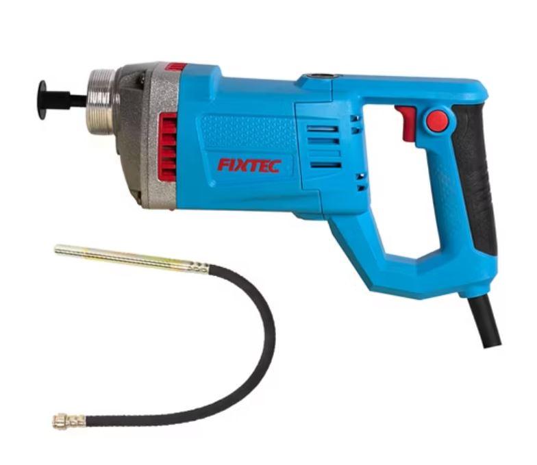 FIXTEC FEV12002 1200W Electric Concrete Vibrator – Heavy Duty Construction Tool for Smooth Concrete Finishing