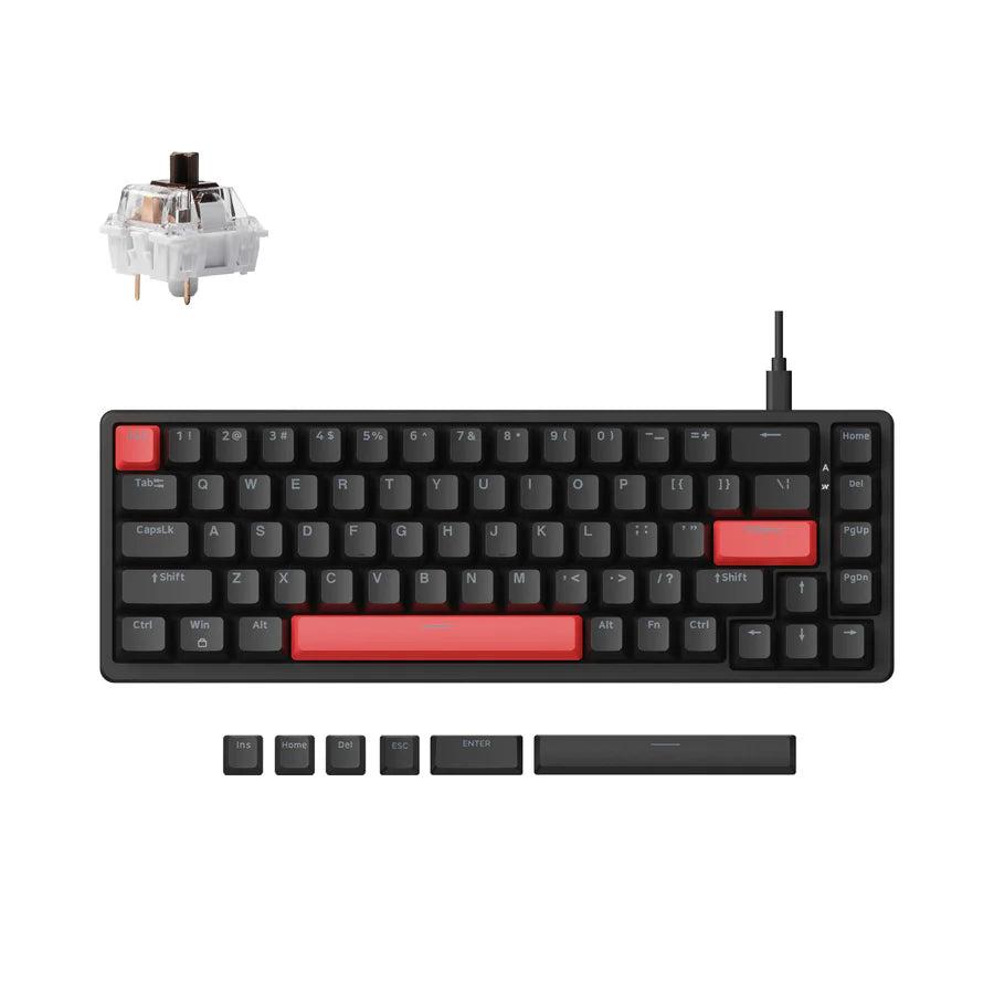 [X6-ES-CA] Keychron Lemokey X6 QMK Wired Mechanical Keyboard – Delivers precise typing performance with customizable controls for gaming and professional use
