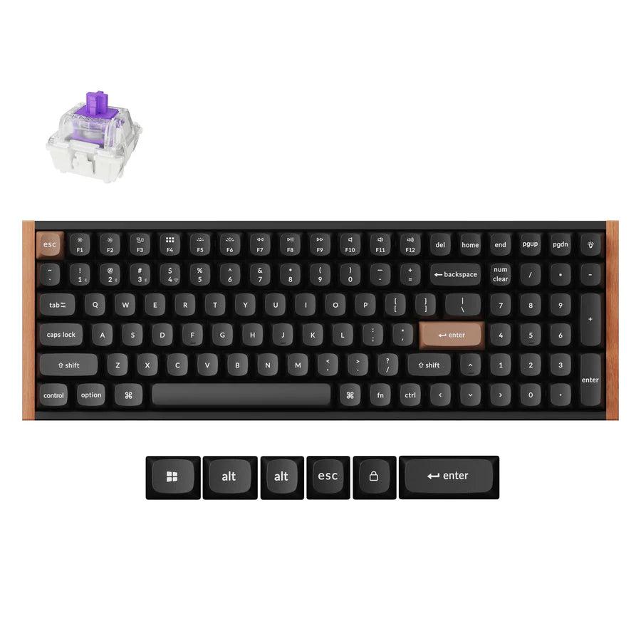 [K4 HE-ES-CA] Keychron K4 HE (K4H-F1) Wireless Magnetic Switch Custom Keyboard – Delivers smooth typing performance and flexible wireless connectivity for efficient everyday use and productivity