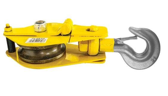 Uyustools PL001U Single Wheel Hook Pulley - 1 Ton Load - Cast Iron & Carbon Steel - Heavy Duty Lifting Pulley