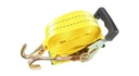 Uyustools CU499C Ratchet Tie Down 4" x 9M – Heavy-Duty Polyester Strap – 4.5 Ton Working Load – 9 Ton Max Break Strength – High-Strength Webbing for Trucks, Trailers, Machinery and Industrial Cargo