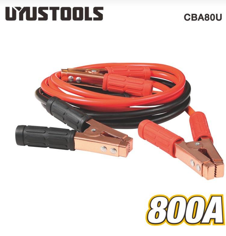 Uyustools CBA80U Booster Cable 800A – Heavy-Duty  Jump Starter Cable – 20ft Thick Copper Wire – Insulated All-Weather Clamps for Cars, Trucks, SUVs – Reliable Emergency Battery Booster