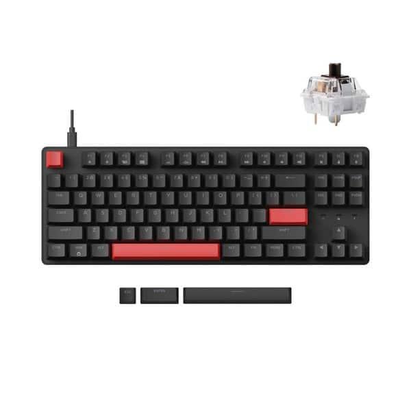[X1-ES-CA] Keychron Lemokey X1 QMK/VIA Wired Mechanical Keyboard – Delivers precise typing and customizable controls for work and gaming