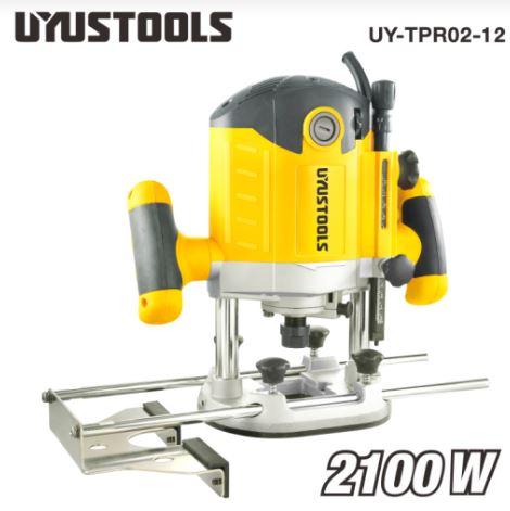 Uyustools UY-TPR02-12 Electric Wood Router – High-Speed Woodworking Router for Precision Cutting, Carving, Engraving, and DIY Home Projects