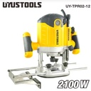 Uyustools UY-TPR02-12 Electric Wood Router – High-Speed Woodworking Router for Precision Cutting, Carving, Engraving, and DIY Home Projects