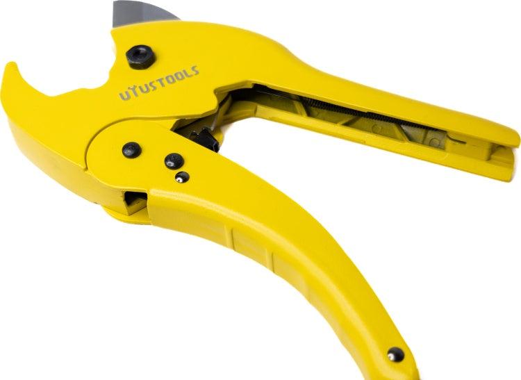 Uyustools TJB02U 3–42mm Heavy Duty PVC Pipe Cutter – Professional Plastic Tubing Cutter, Durable Stainless Steel Blades, Smooth Clean Cuts for PVC, CPVC, PEX Pipes
