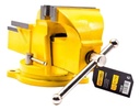 Uyustools TOB208 8'' Bench Vise – Heavy Duty Jaw, Swivel Base, Industrial Metalwork Clamp for Woodworking & DIY