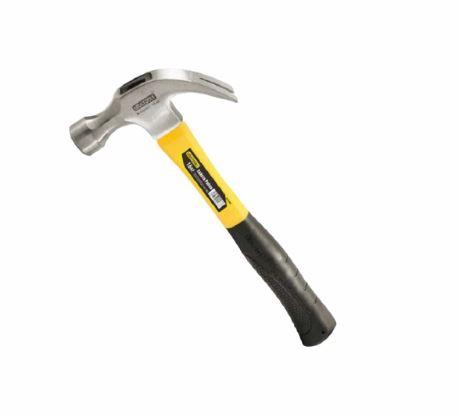 Uyustools MAD003 16 OZ Claw Hammer – Durable Fiberglass Handle, Precision Balance for Carpentry & DIY