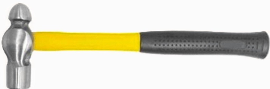 Uyustools MAB012 12 OZ Ball Pein Hammer – Durable Fiberglass Handle, Precision Forged Steel Head, Comfortable Grip for Metalwork & DIY