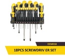 Uyustools DEM018 18-Piece Screwdriver Set – Precision Magnetic Screwdrivers for Home, Electronics & DIY Repairs