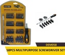 Uyustools DEM058 58 Pcs Multipurpose Screwdriver Set – Precision Tools for Electronics, Home, and DIY Repairs with Durable Handles and Magnetic Tips