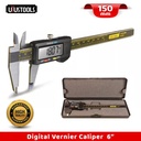 Uyustools CLD006 6" Electronic Digital Caliper – High-Precision Stainless Steel Vernier Gauge with LCD Display