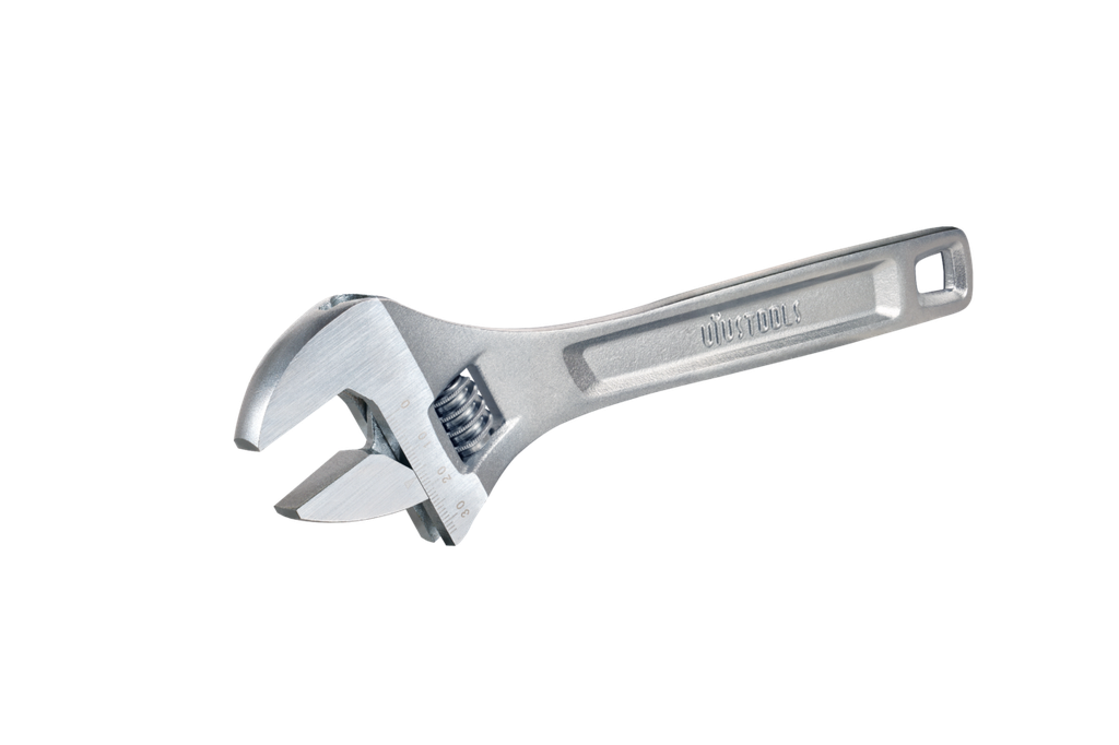 Uyustools YFU12K 12’’ Adjustable Wrench – Durable Matt Chrome Finish, Heavy-Duty Hand Tool for Precision Grip
