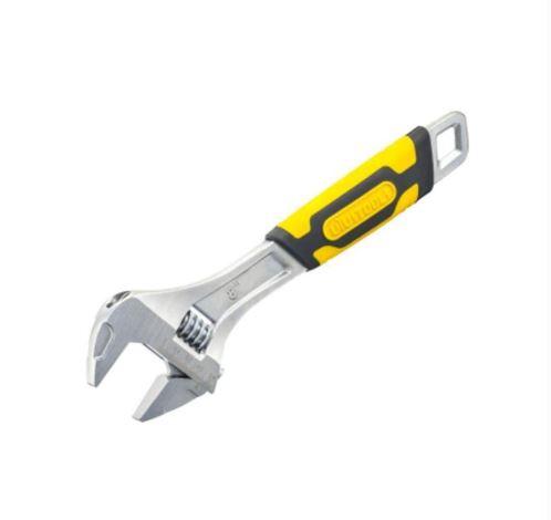 Uyustools YFU08F 8’’ Adjustable Wrench – Precision Adjustment, Strong Jaw, Plastic Comfort Handle