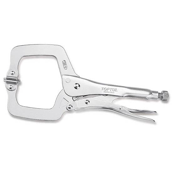Uyustools ALS911 11’’ C Clamp Locking Pliers – Heavy Duty, Versatile Grip for Welding, Woodworking, and Automotive Use