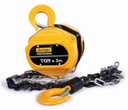 Uyustools TEC203 Chain Hoist - 2 Ton Capacity - Manual Lifting Equipment - Heavy Duty Industrial Hoist - Durable Steel Construction - Portable & Reliable