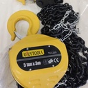 Uyustools TEC205 Chain Hoist - 2 Ton Capacity - Heavy Duty Industrial Lifting Hoist - Manual Pull Lift - Durable Steel Construction - Easy Operation