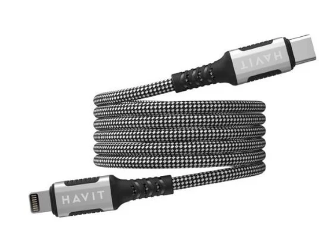 Havit CB6298 PD 30W USB C to Lightning Magnetic Cable – Provides fast and reliable charging with strong magnetic connection for everyday device use